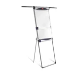 Nobo Classic Steel Foot Bar Magnetic Flipchart Easel with Extending Arms