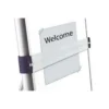 Nobo Classic Steel Foot Bar Magnetic Flipchart Easel with Extending Arms