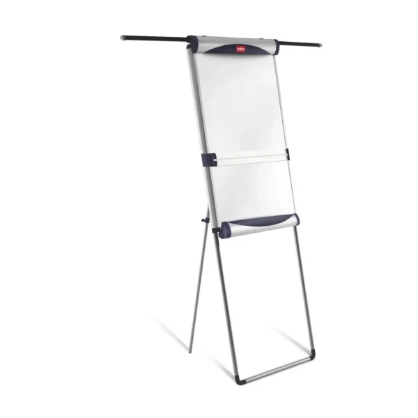 Nobo Classic Steel Foot Bar Magnetic Flipchart Easel with Extending Arms
