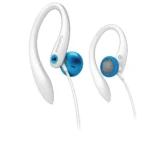 Philips SHS3216/28 headphones/headset Wired Ear-hook, In-ear Blue, White