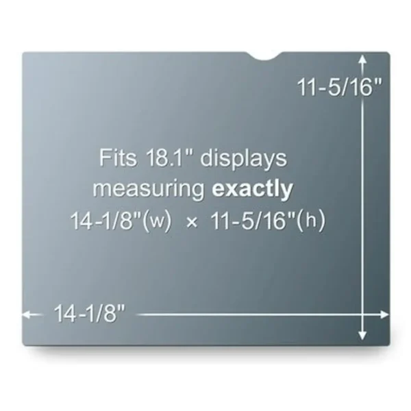 3M Black Privacy Filter for Desktops PF18.1