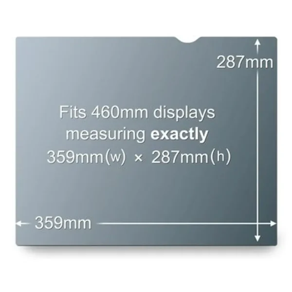 3M Black Privacy Filter for Desktops PF18.1