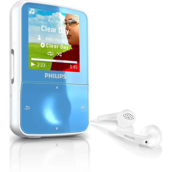 Philips GoGear SA1VBE04B/97 MP3/MP4 player 4 GB Blue, Silver