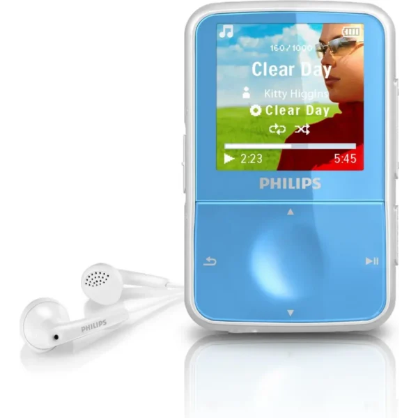 Philips GoGear SA1VBE04B/97 MP3/MP4 player 4 GB Blue, Silver
