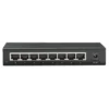 Intellinet 8-Port Fast Ethernet Office Switch, Desktop Size, Metal, IEEE 802.3az (Energy Efficient Ethernet), Box
