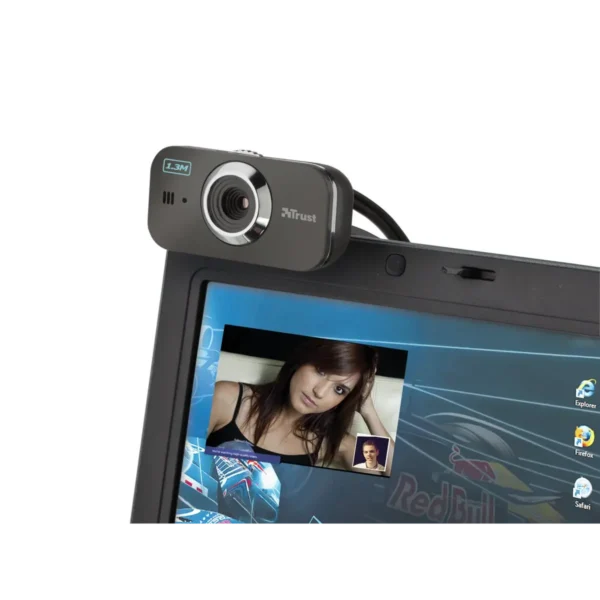 Trust Cuby Pro webcam 1.3 MP 1280 x 1024 pixels Titanium