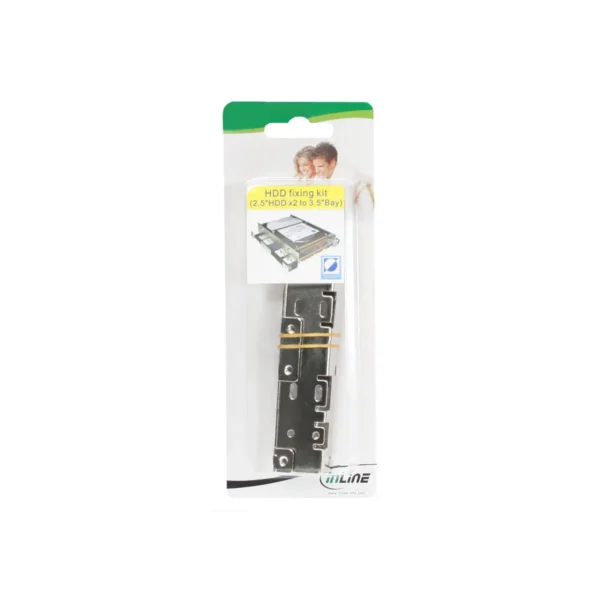 InLine Two 2.5″ HDD / SSD to 3.5″ size bracket kit only bracket and screws