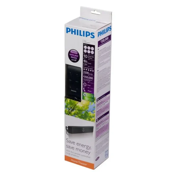 Philips SPP5107H/17 surge protector Black 10 AC outlet(s) 1.2 m