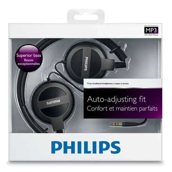 Philips SHL9300/28 headphones/headset Wired Head-band Black