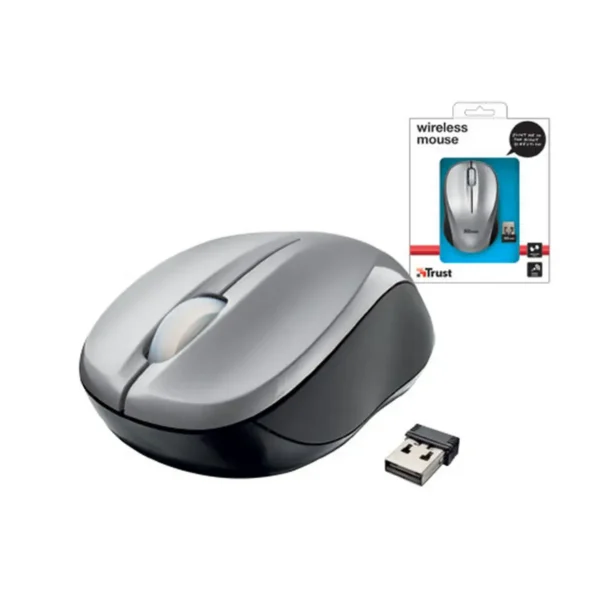 Trust Wireless – compact size mouse Ambidextrous RF Wireless Optical