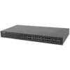Intellinet 24-Port Gigabit Ethernet PoE+ Web-Managed Switch with 2 SFP Ports, 24 x PoE ports, IEEE 802.3at/af Power over Ethernet (PoE+/PoE), 2 x SFP, Endspan, 19″ Rackmount