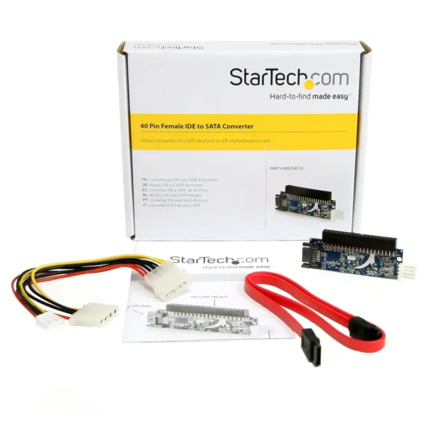 StarTech.com 40 Pin Female IDE to SATA Adapter Converter