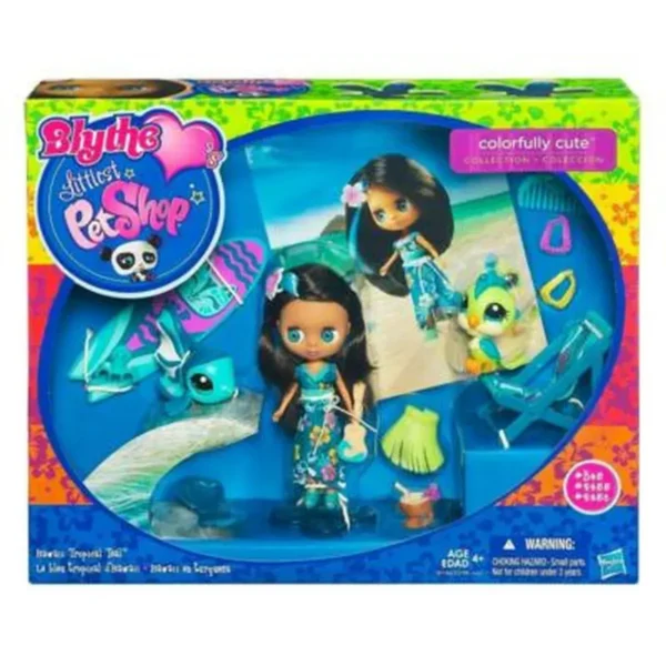 Hasbro Blythe et Ses Deux Petshop Hawaii