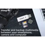 Integral USB 2.0 CARD READER DUAL SLOT SD MICRO SD ETAIL