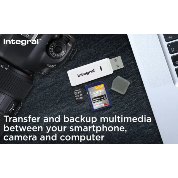 Integral USB 2.0 CARD READER DUAL SLOT SD MICRO SD ETAIL