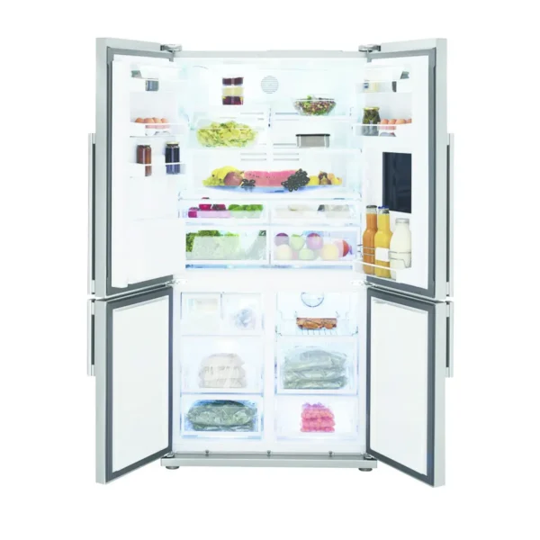 Beko GNE 134620 X side-by-side refrigerator Freestanding 584 L Silver