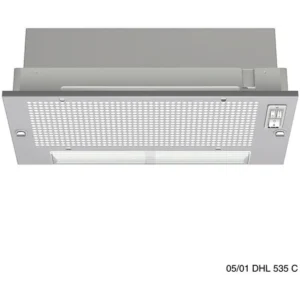 Bosch DHL535C cooker hood Built-in Silver 280 m³/h