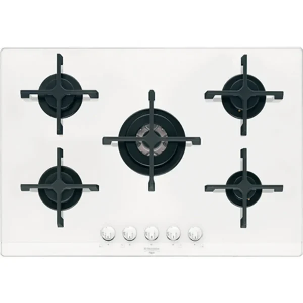 Electrolux PVB750UOV hob Black, White Built-in Gas 5 zone(s)
