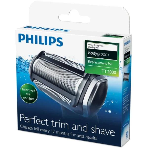 Philips Bodygroom replacement foil TT2000/43 Waterproof replacement foil shaver head