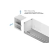 Multibrackets M 1:1 Motorized Projection Screen 145×145, 80″ White Edition