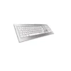 CHERRY Strait keyboard Universal USB QWERTY US English Silver, White