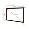 Multibrackets M 16:10 Framed Projection Screen 486,8×304,2, 226″