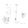 Multibrackets M Public Ceilingmount Medium Single 3000