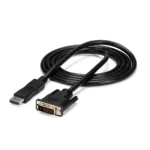 StarTech.com 6ft (1.8m) DisplayPort to DVI Cable, DisplayPort to DVI Adapter Cable, Passive DP to DVI-D Video Converter, 1080p – Replaced by DP2DVI2MM6