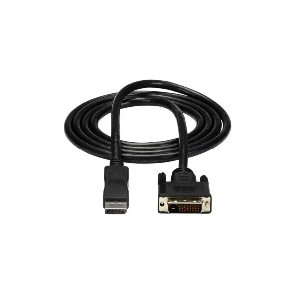 StarTech.com 6ft (1.8m) DisplayPort to DVI Cable, DisplayPort to DVI Adapter Cable, Passive DP to DVI-D Video Converter, 1080p – Replaced by DP2DVI2MM6
