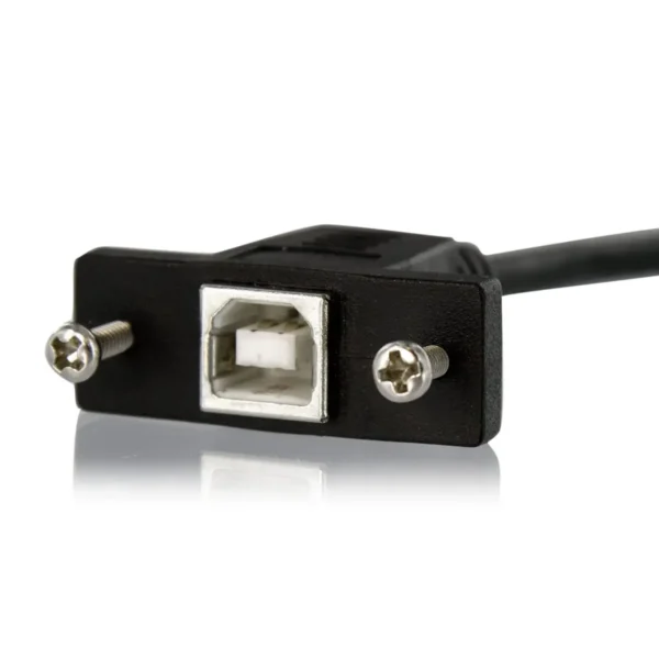 StarTech.com 1 ft Panel Mount USB Cable B to B – F/M