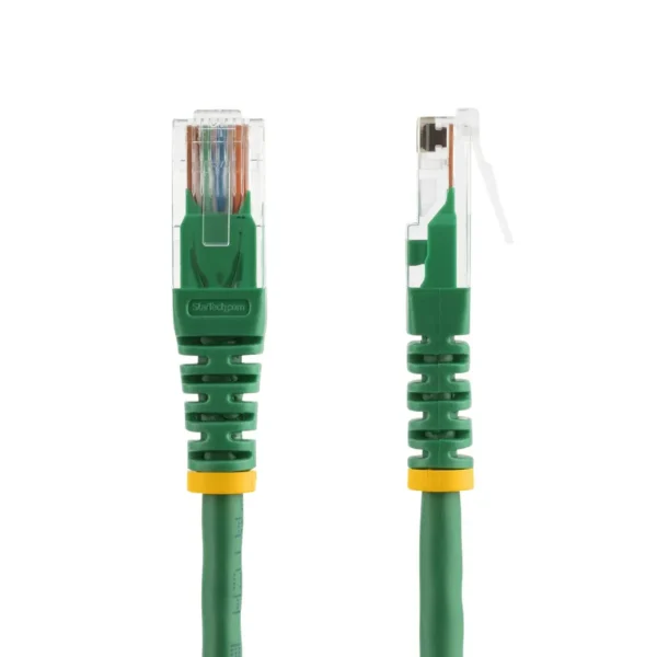 StarTech.com Cat5e Patch Cable with Molded RJ45 Connectors – 1 ft. – Green