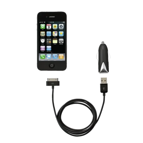 Trust iPhone & iPod Car Charger & Cable Mobile phone Black AC Auto