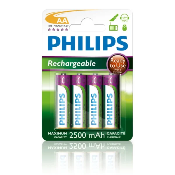 Philips Rechargeables Battery R6B4RTU25/10