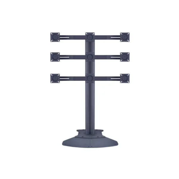 Multibrackets M Public Display Stand Triple Screen Mount 10″-24″ Black