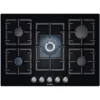 Bosch PPQ716B91E hob Black Built-in Gas 5 zone(s)