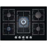 Bosch PPQ716B91E hob Black Built-in Gas 5 zone(s)