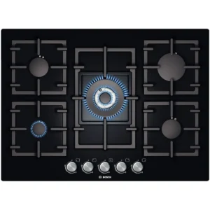 Bosch PPQ716B91E hob Black Built-in Gas 5 zone(s)