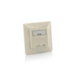 Equip Cat.6A German Modular Faceplate