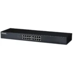 Intellinet 16-Port Gigabit Ethernet Switch, 16-Port RJ45 10/100/1000 Mbps, IEEE 802.3az Energy Efficient Ethernet, 19″ Rackmount, Metal (Euro 2-pin plug)