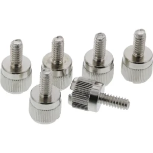 InLine Thumbscrews for enclosures, silver, 6pcs. pack