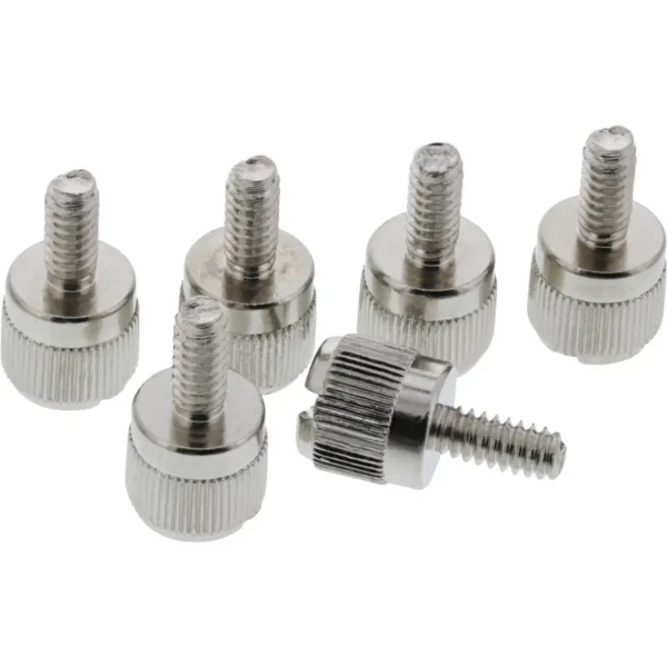 InLine Thumbscrews for enclosures, silver, 6pcs. pack