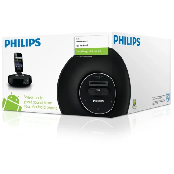 Philips AS111/37 docking speaker 2.0 channels 4 W Black