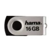 Hama Rotate Mini USB flash drive 16 GB USB Type-A 2.0 Black, Silver