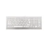 CHERRY Strait keyboard Universal USB QWERTY UK English Silver, White