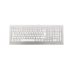 CHERRY Strait keyboard Universal USB QWERTY UK English Silver, White