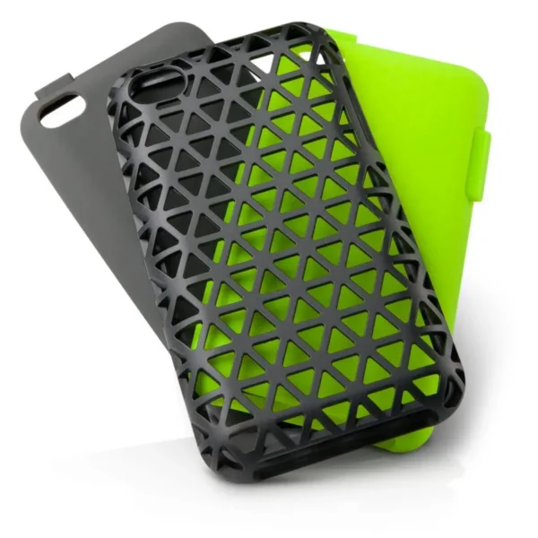Philips DLA4284/17 MP3/MP4 player case Shell case Black, Charcoal, Green Polycarbonate, Silicone